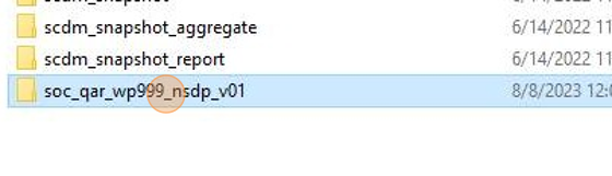 Open the QA Package folder