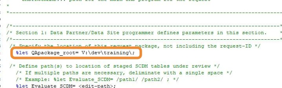 Populate QAPackage_root with the path to the directory containing the QA Package